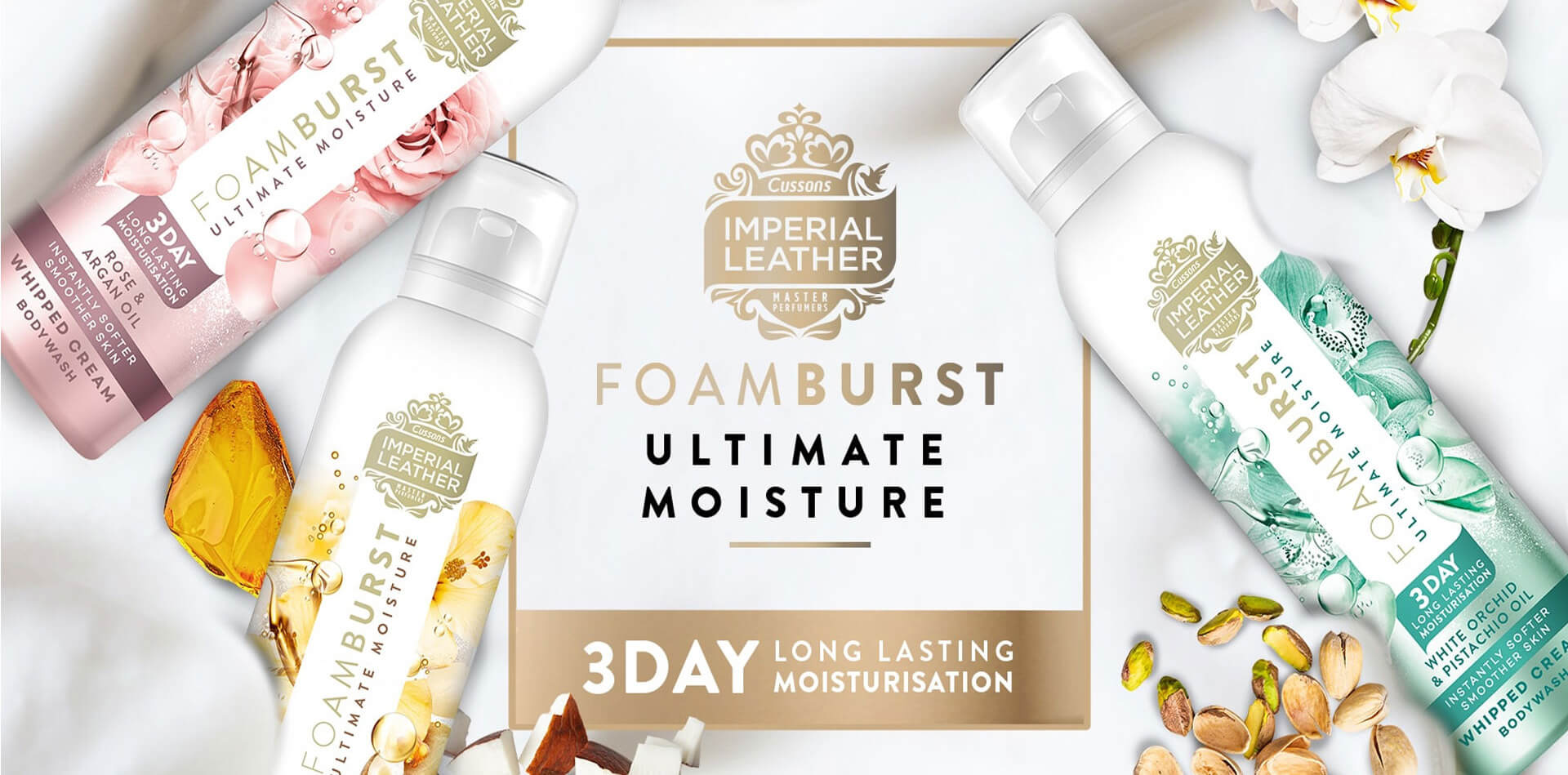 Foamburst Ultimate Moisture - 3 Day Long Lasting Moisturisation Foamburst Ultimate Moisture - 3 Day Long Lasting Moisturisation